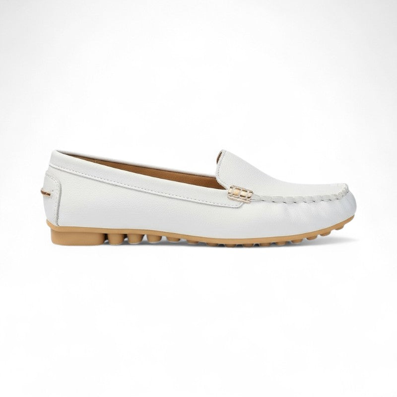 Iris - Mocasines Mujer Flexible Antideslizante Y Detalles Hebilla Chic