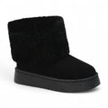 Ava - Botas Forradas con Piel Exterior de Tendencia Invierno Mujer