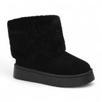 Ava - Botas Forradas con Piel Exterior de Tendencia Invierno Mujer