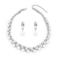 Set de Joyería Collar Barroco de Aleación y Pendientes de Perlas