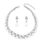 Set de Joyería Collar Barroco de Aleación y Pendientes de Perlas