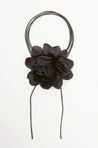 Collar Gargantilla Floral con Cordones