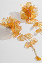 Pendientes de Sirena con Borlas Florales Nacaradas