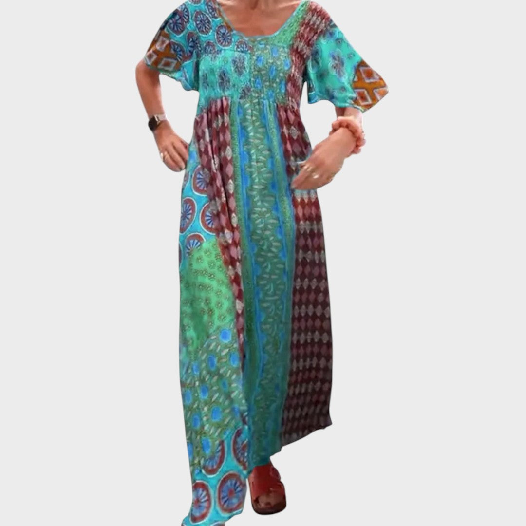 Jennie | Elegant Printed Maxi Dress