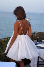 Vestido mini fluido Lavinia de tirantes finos