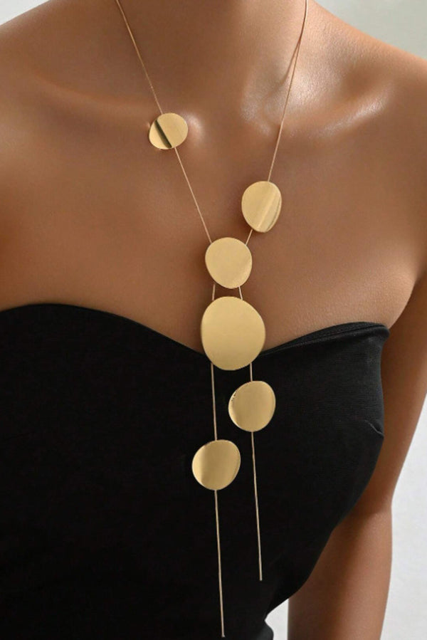 Collar Geométrico Calado Elegante