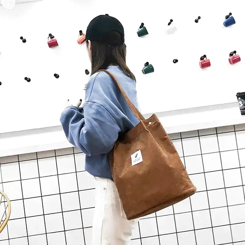 ELENA - Bolso Capazo de Tela Rígida