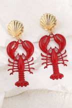 Pendientes y Collar de Langosta de Temporada