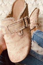 Zapatos Planos Informales Estampados de Borde Vivo