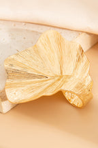 Anillo de Aleación con Forma de Hoja de Ginkgo