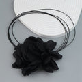 Collar Gargantilla Floral con Cordones