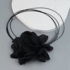 Collar Gargantilla Floral con Cordones