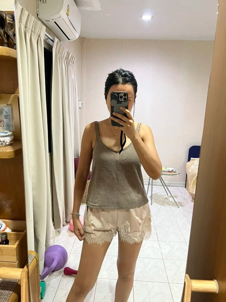 Shorts de satén Fiora