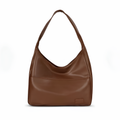 MEYA - Bolso Grande de Tendencia en Cuero Marrón