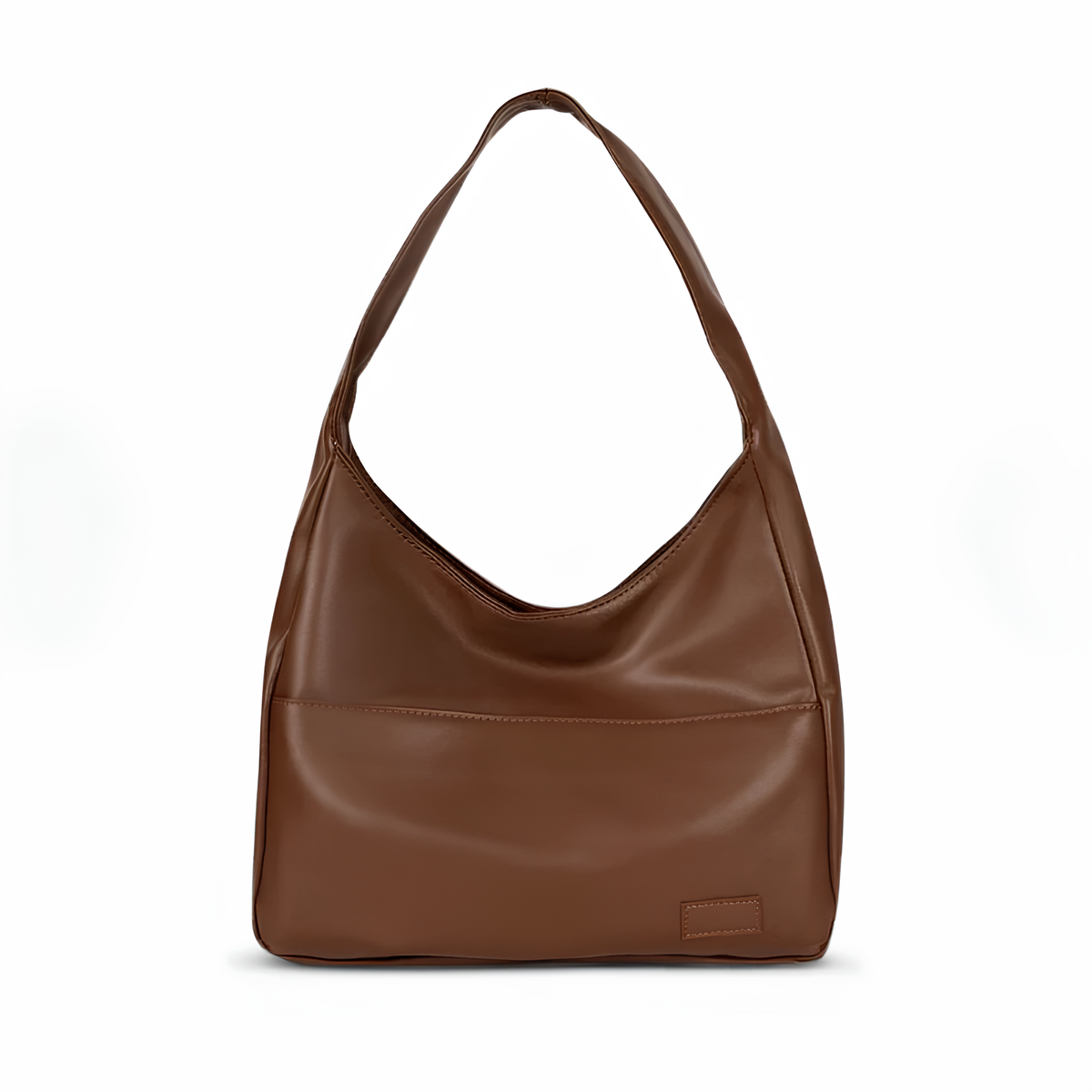 MEYA - Bolso Grande de Tendencia en Cuero Marrón