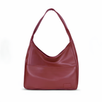 MEYA - Bolso Grande de Tendencia en Cuero Rojo