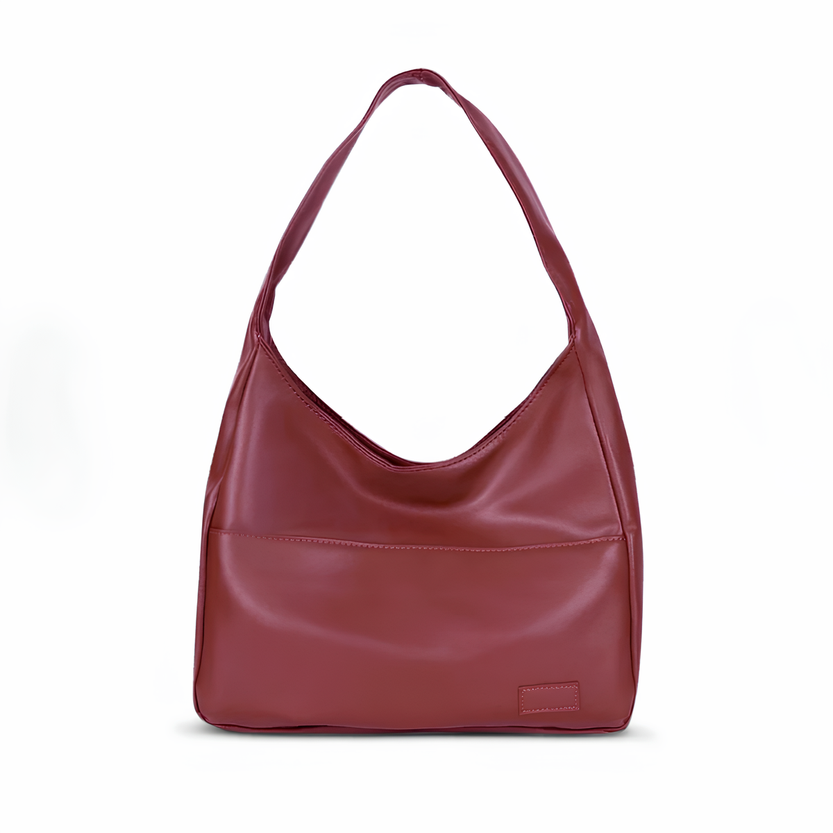 MEYA - Bolso Grande de Tendencia en Cuero Negro