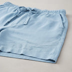 Pantalones cortos de algodón y lino
