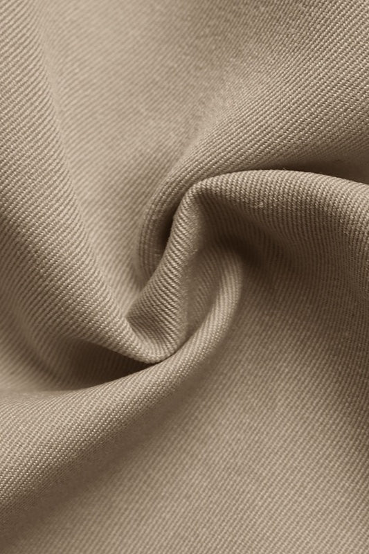 Gabardina media Annie con detalle de cuadros