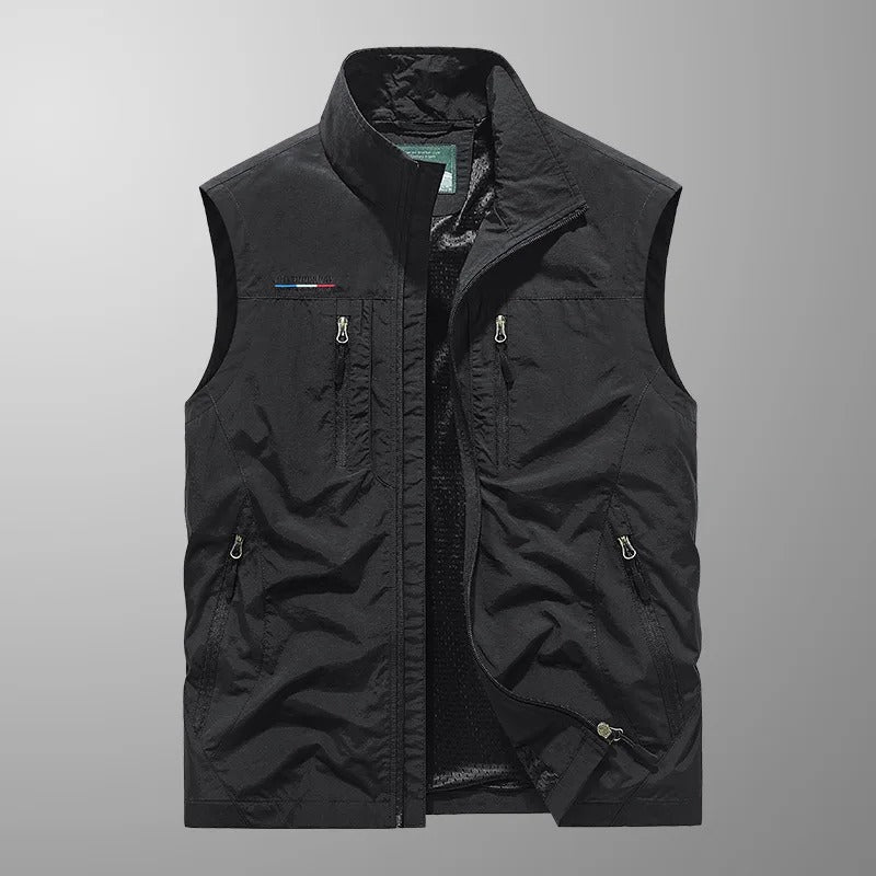 Chaleco Cargo Transpirable para Aventuras - Chaquetas Multifuncionales