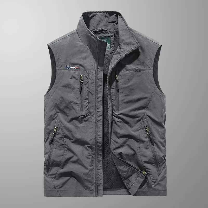 Chaleco Cargo Transpirable para Aventuras - Chaquetas Multifuncionales