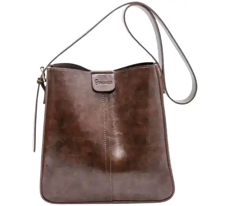 GIULIA - Bolso Capazo de Piel Rígida