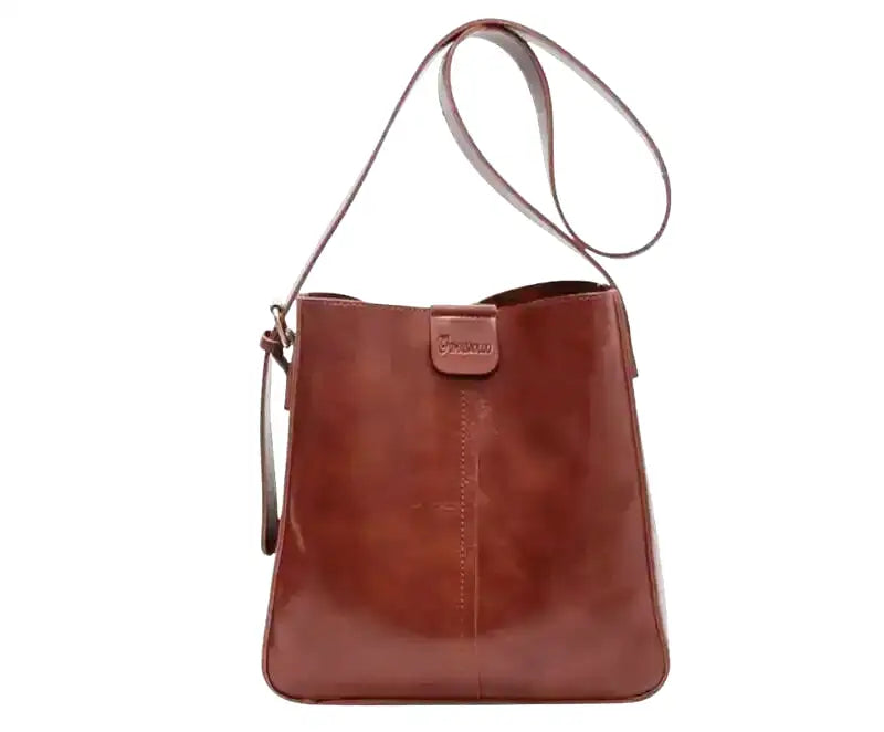 GIULIA - Bolso Capazo de Piel Rígida