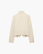 Helena Blazer cruzado cuello embudo