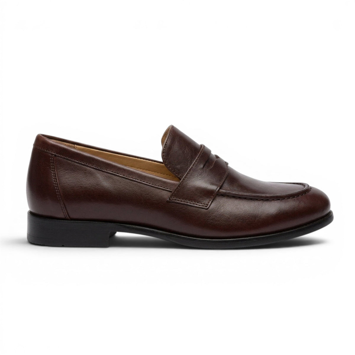 Elizabeth - Mocasín de Piel Vintage de Tacón