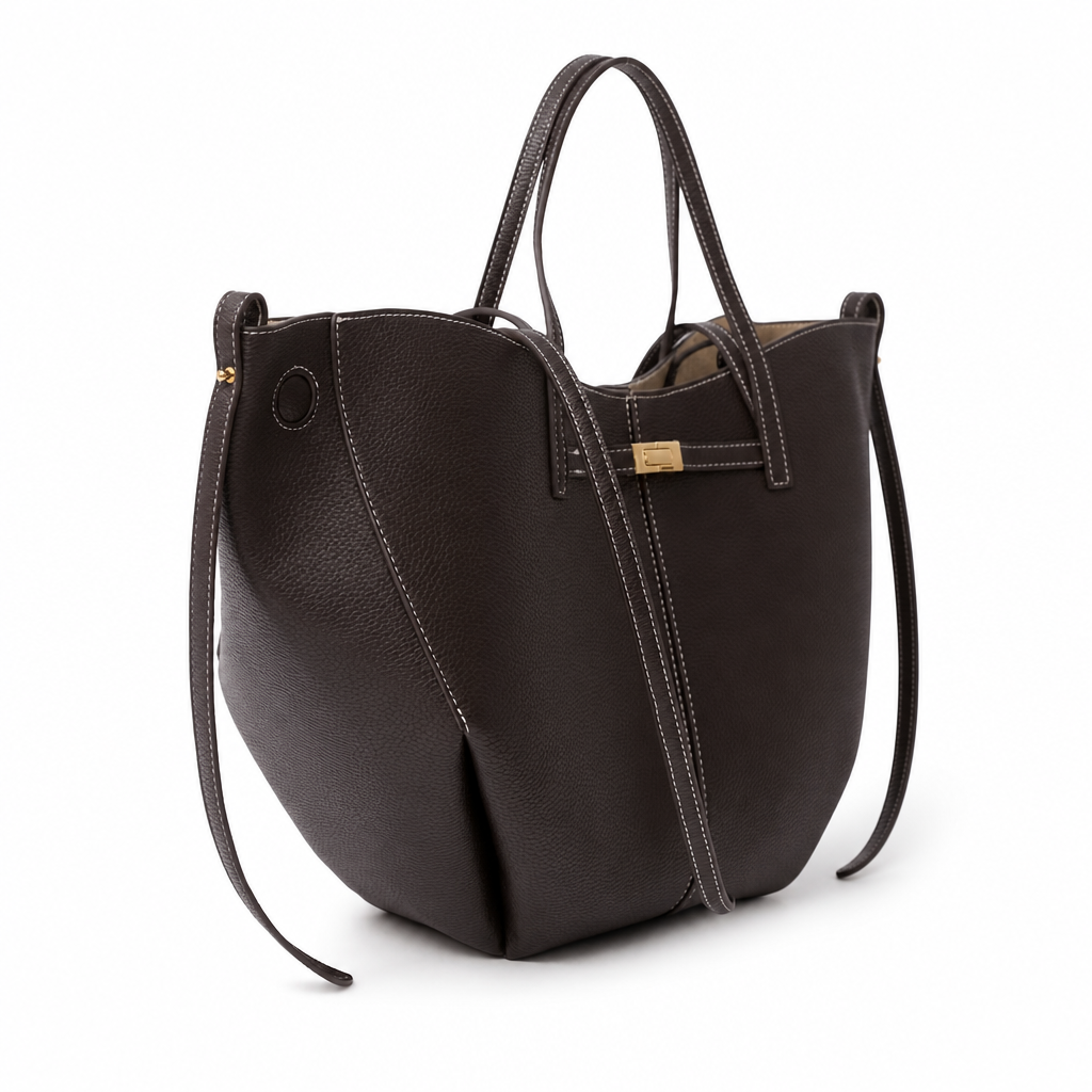Liora – Bolso Capazo Grande Elegante de Piel Grabada para Mujer - OSMARA Fashion - vista 6