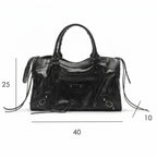 Nalya – Bolso Bandolera Vintage de Gran Capacidad para Mujer