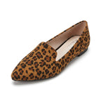 Sommers - Mocasín Mujer de Ante Estampado de Leopardo
