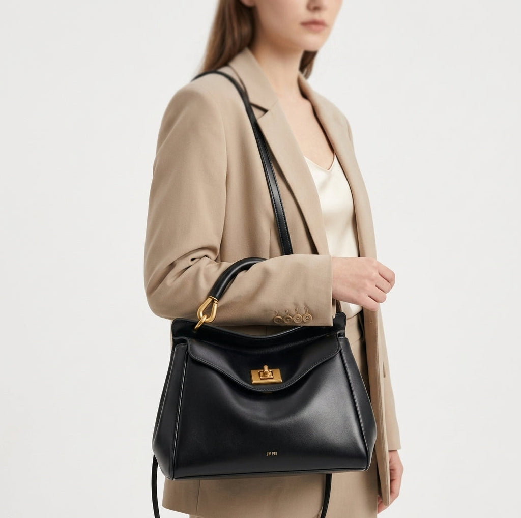Paola – Bolso Grande de Mujer en Cuero Liso