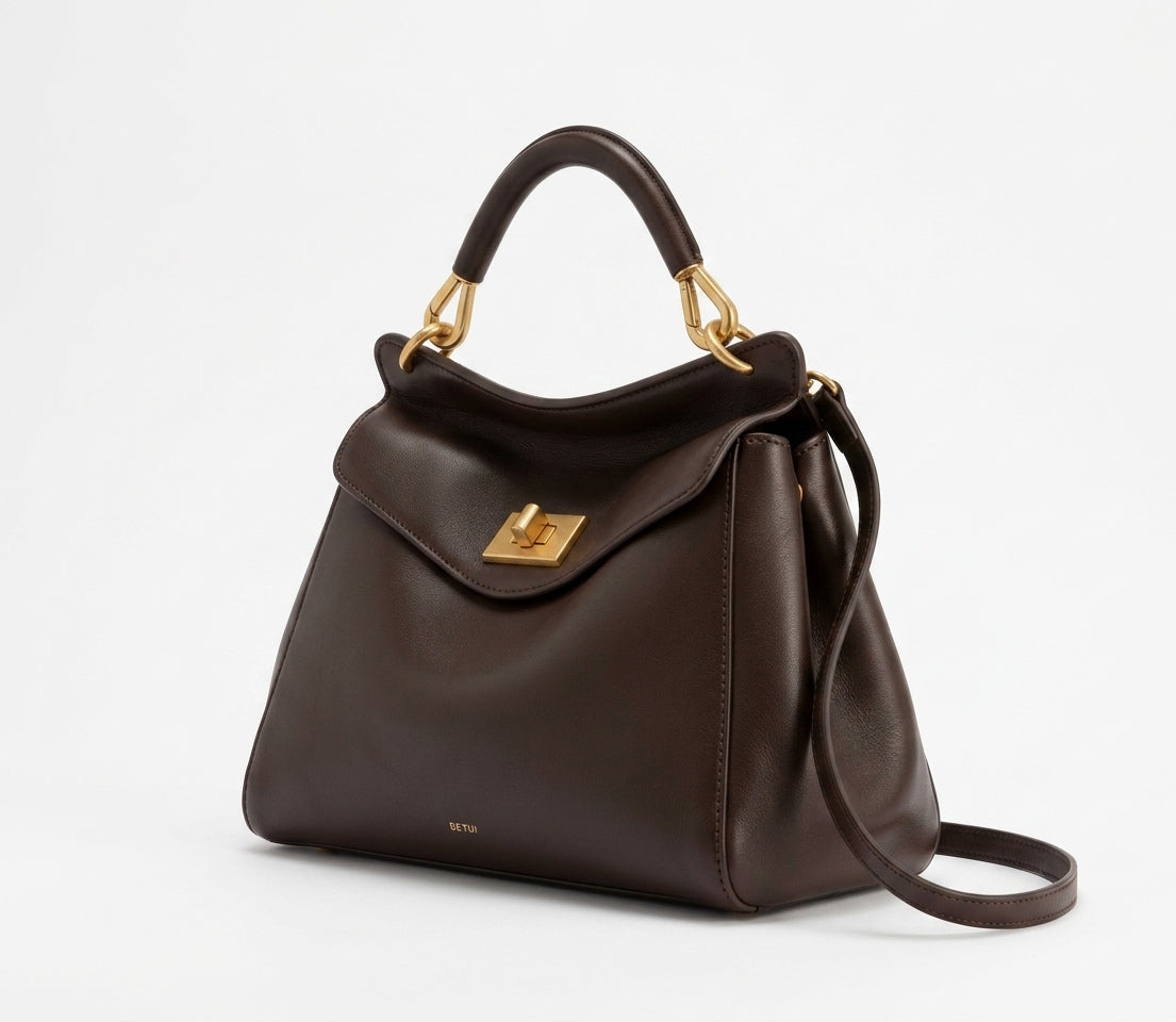 Paola – Bolso Grande de Mujer en Cuero Liso