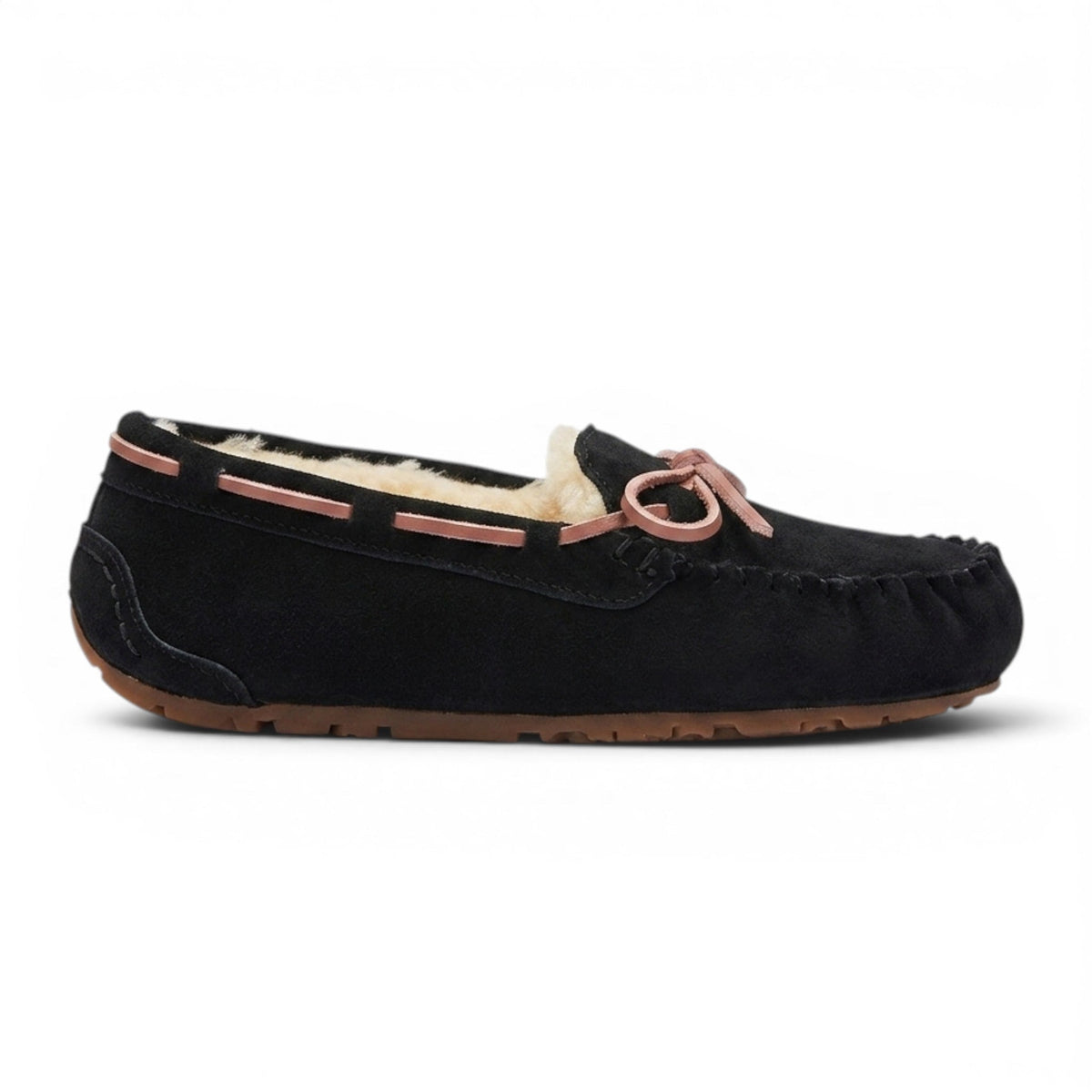 Salya - Mocasín Ante Mujer Forrado Forro Polar