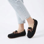 Salya - Mocasín Ante Mujer Forrado Forro Polar