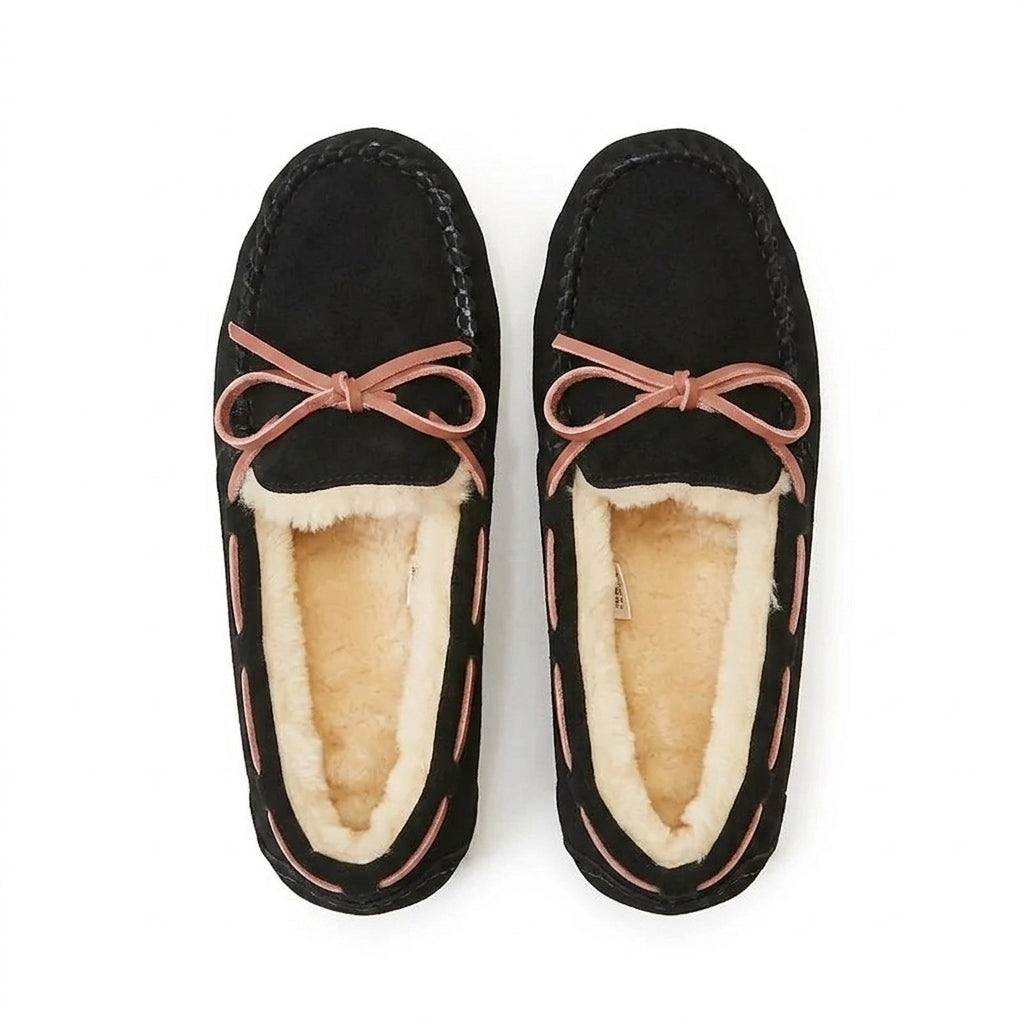 Salya - Mocasín Ante Mujer Forrado Forro Polar