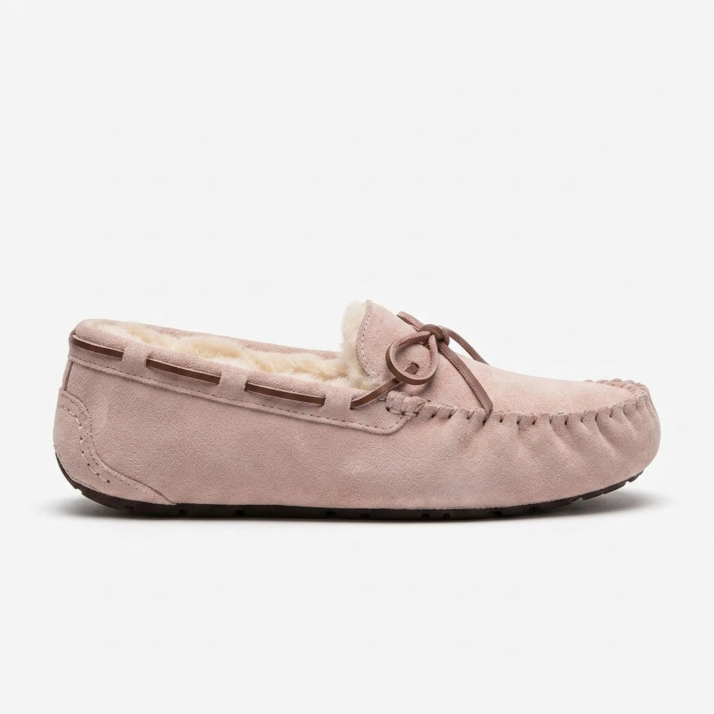 Salya - Mocasín Ante Mujer Forrado Forro Polar