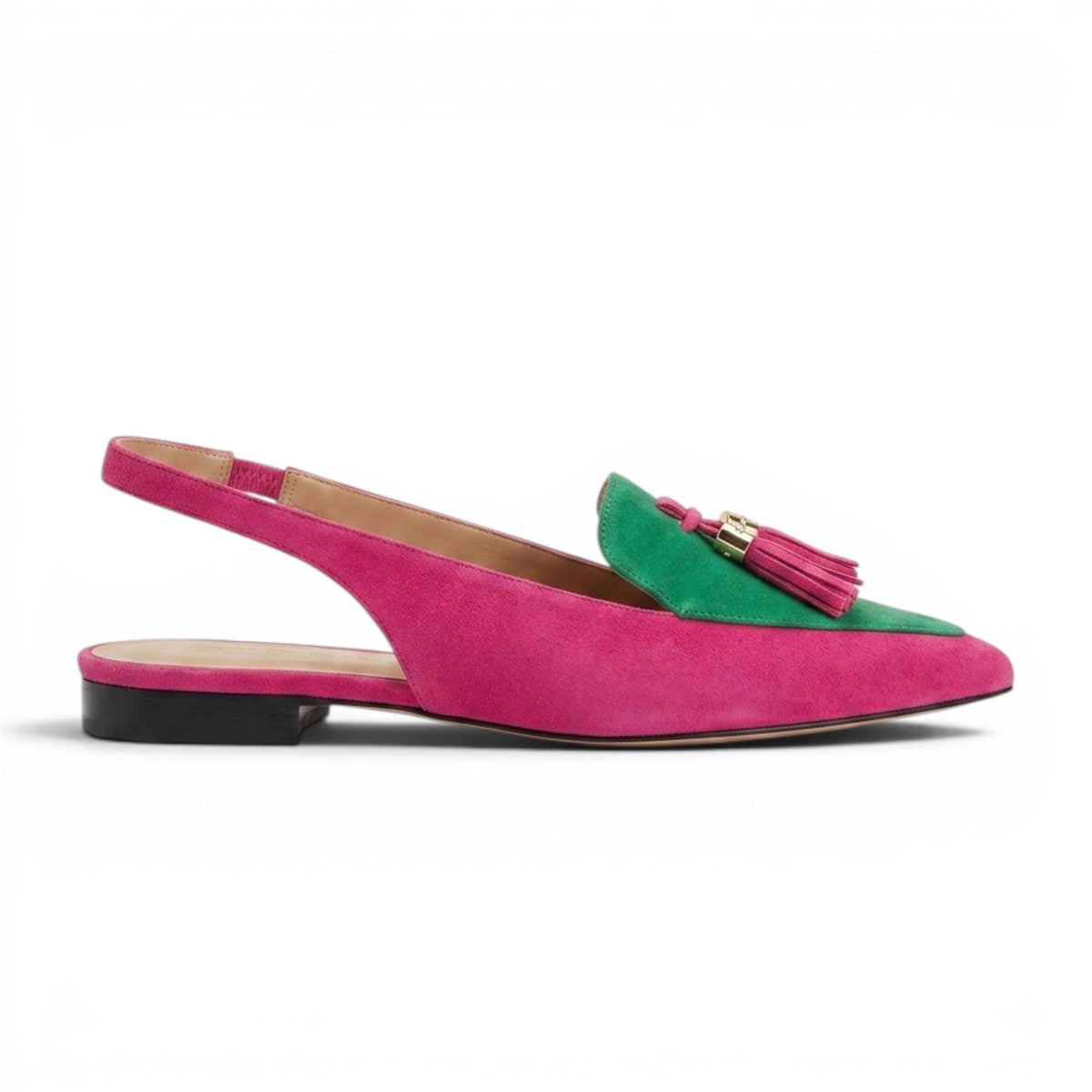 Balista - Mocasín Ante Mujer de Color Estilo Italiano
