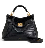 Paola Croco – Bolso Grande de Mujer en Cuero Efecto Cocodrilo