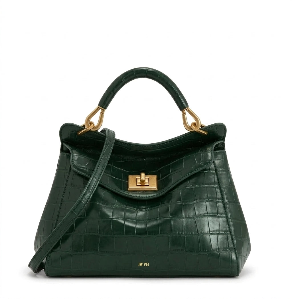 Paola Croco – Bolso Grande de Mujer en Cuero Efecto Cocodrilo