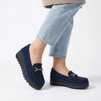 Ant - Mocasín de Cuña Mujer de Ante