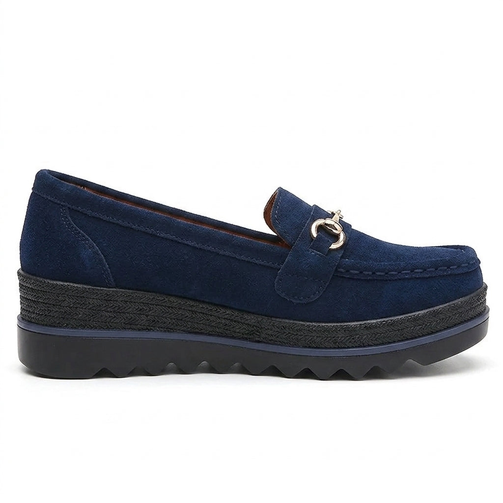 Ant - Mocasín de Cuña Mujer de Ante