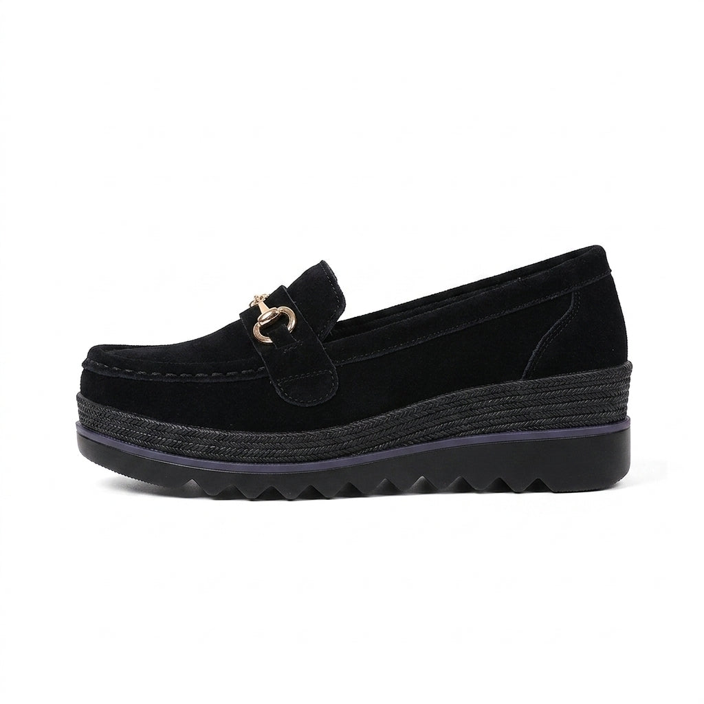 Ant - Mocasín de Cuña Mujer de Ante
