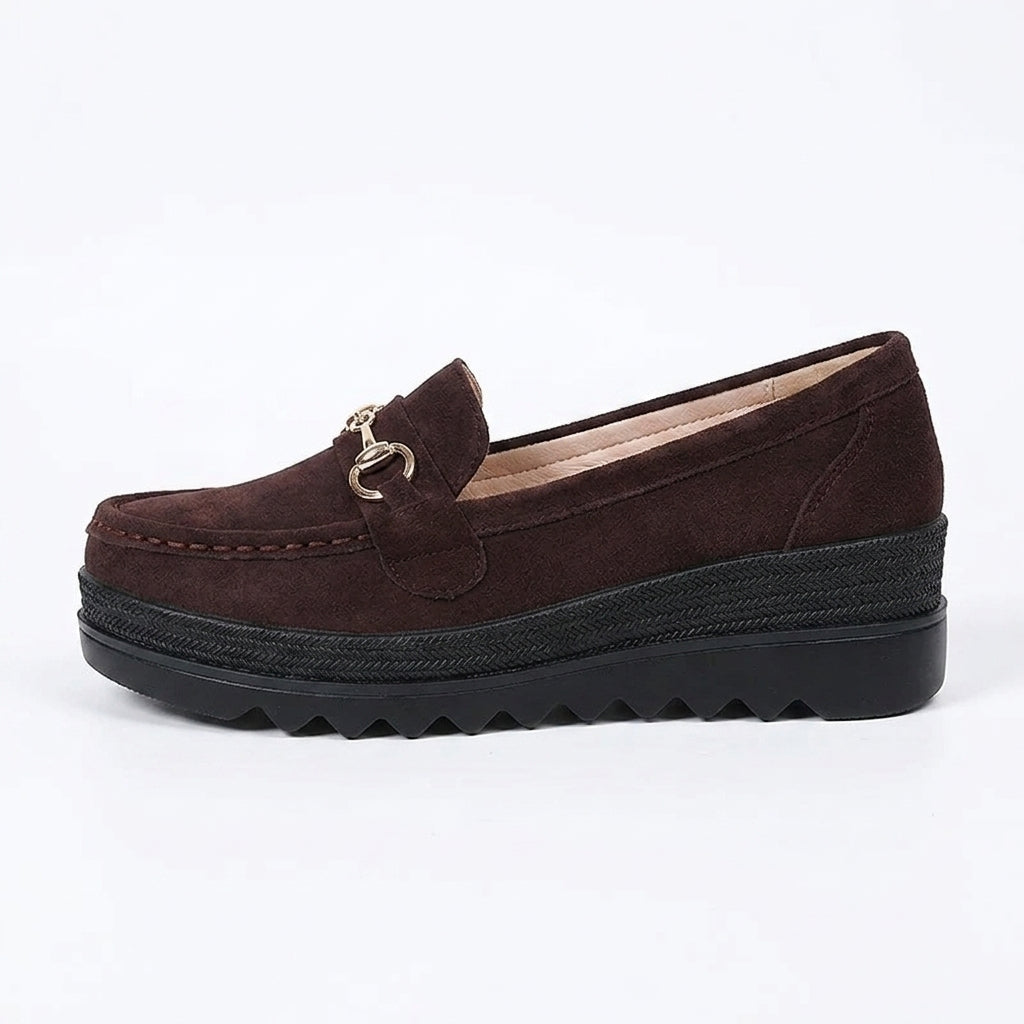 Ant - Mocasín de Cuña Mujer de Ante