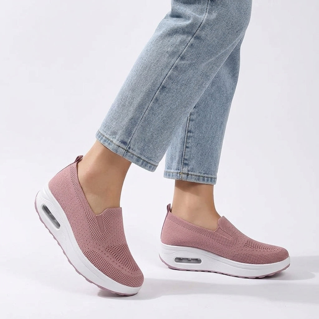 Kaven - Mocasín de Cuña Mujer de Suela Air