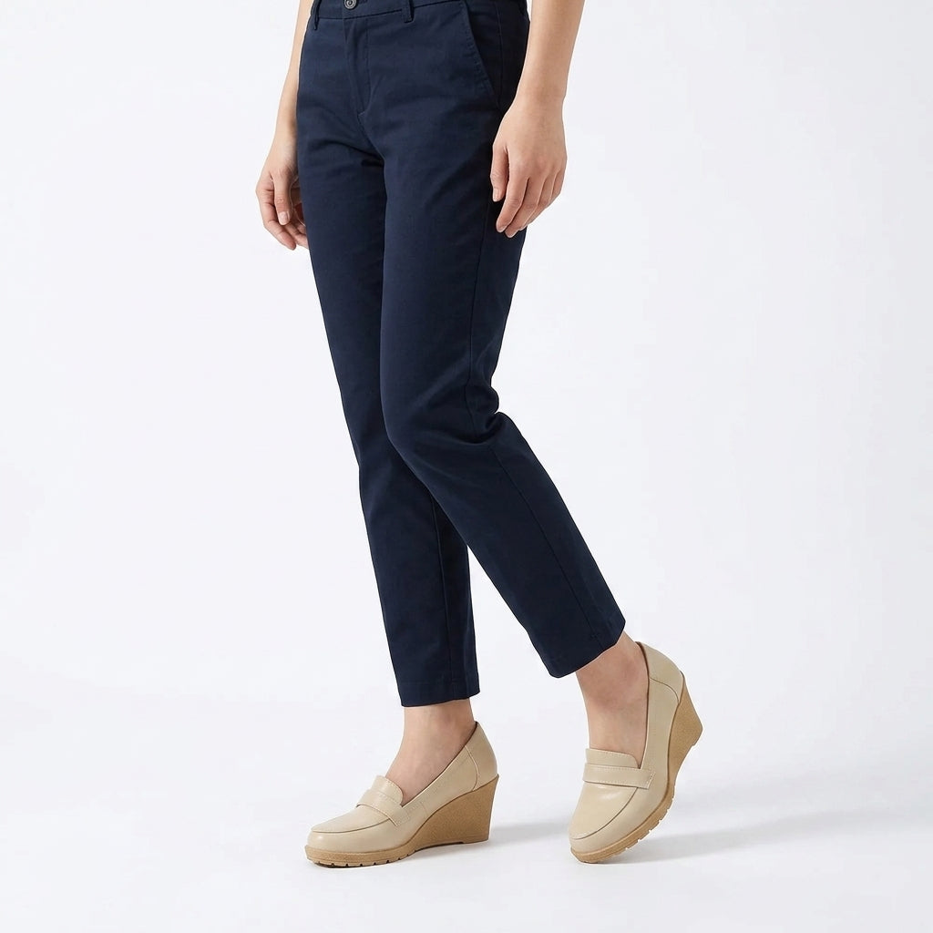 Penny - Mocasín de Cuña Mujer de Piel