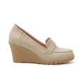 Penny - Mocasín de Cuña Mujer de Piel
