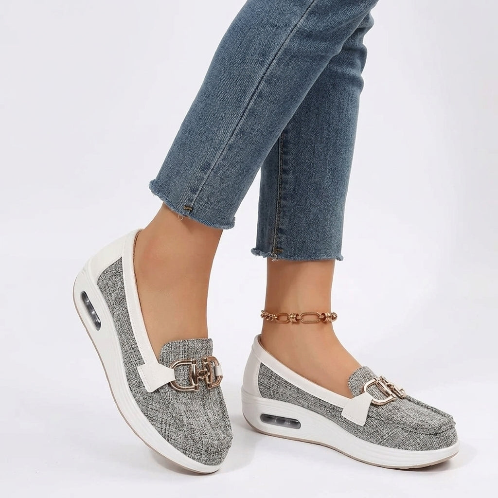 Keben - Mocasín de Cuña Mujer de Suela Air