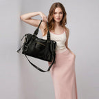 RAQUEL - Bolso Bandolera para Clases de Piel Rígida - OSMARA Fashion - vista 5